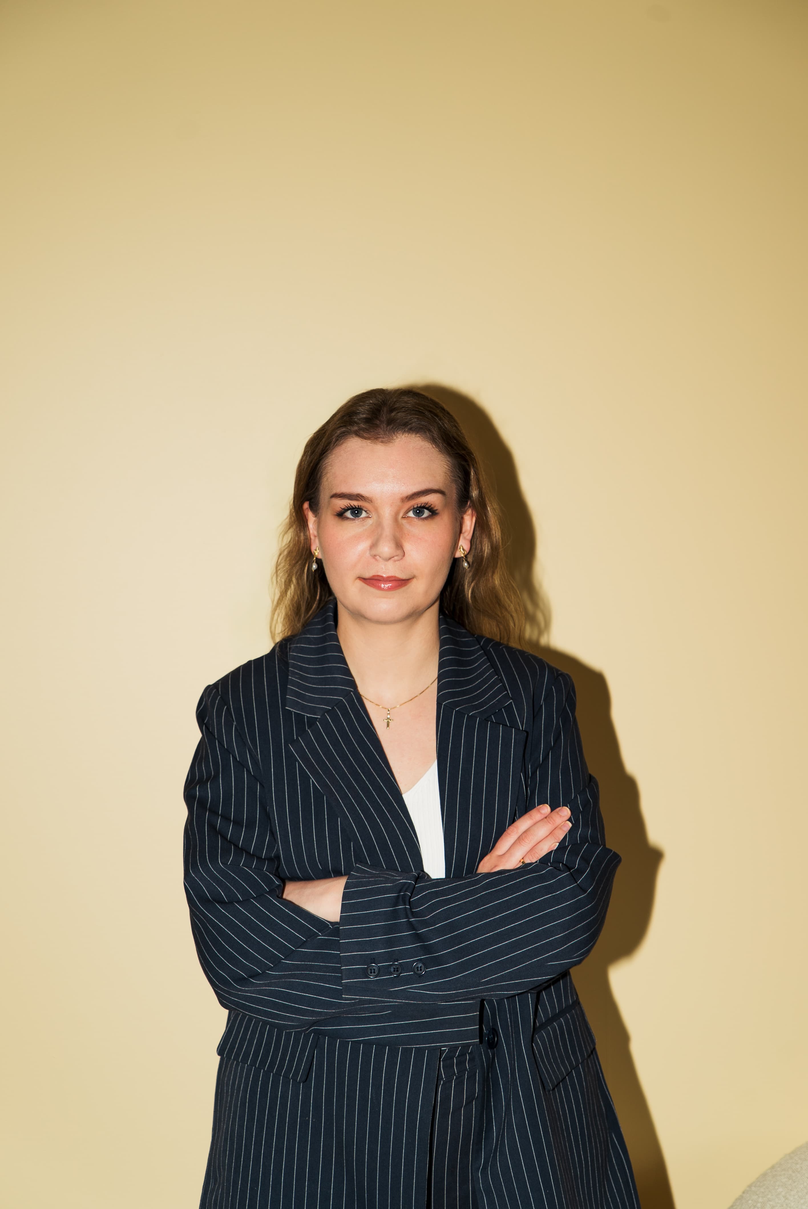 Working on laptop with coffee